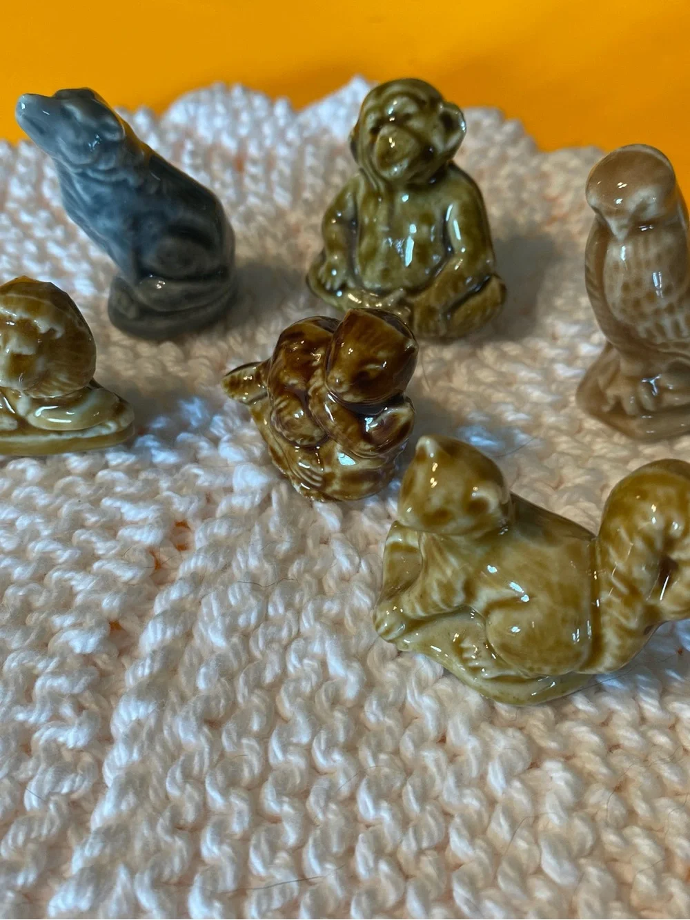 Wade Whimsies Figurine Bundle Vintage Red Rose Tea Collectibles